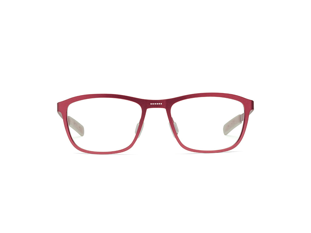 Dettaglio Atom Rosso Lente Demo frontale