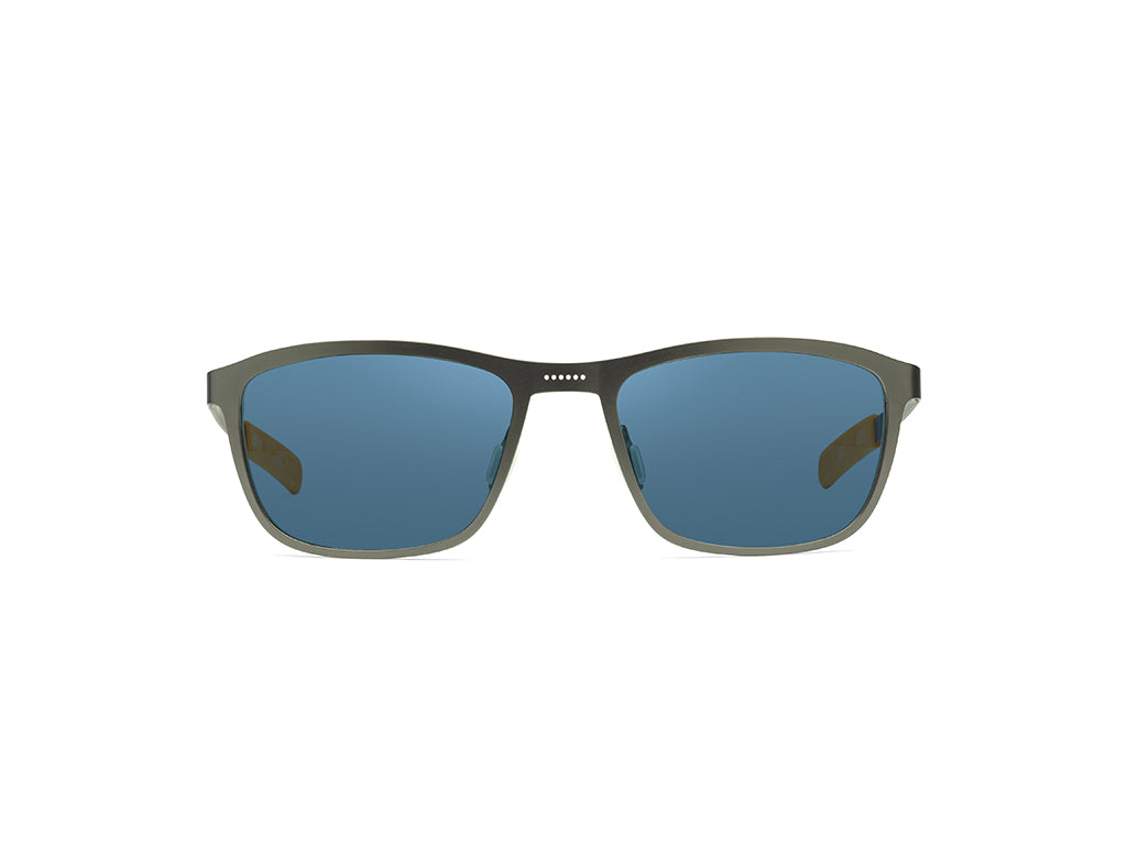 Dettaglio Atom Rutenio Lente Blu frontale