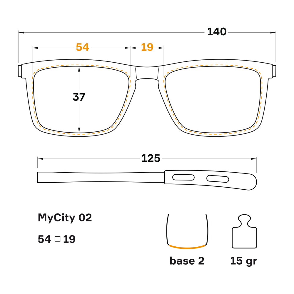Disegno tecnico di MyCity Rettangolare