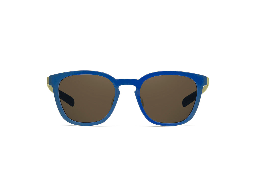 Dettaglio MyCity Panthos Blu Oro Lente Marrone frontale