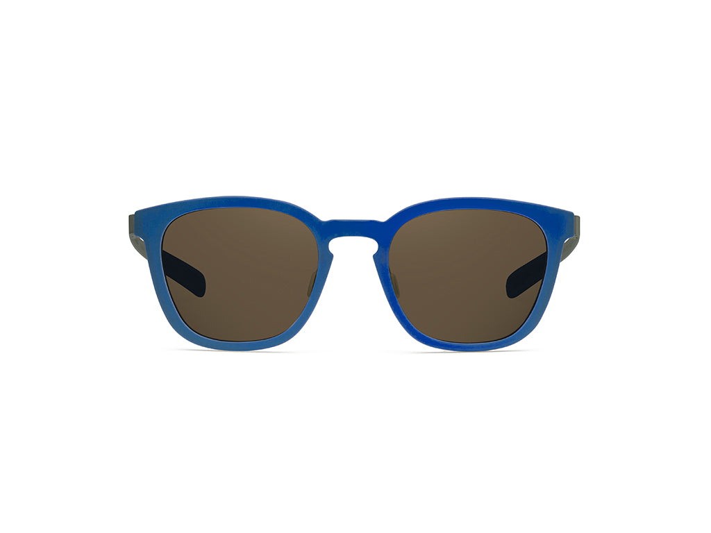 Dettaglio MyCity Panthos Blu Rutenio Lente Marrone frontale