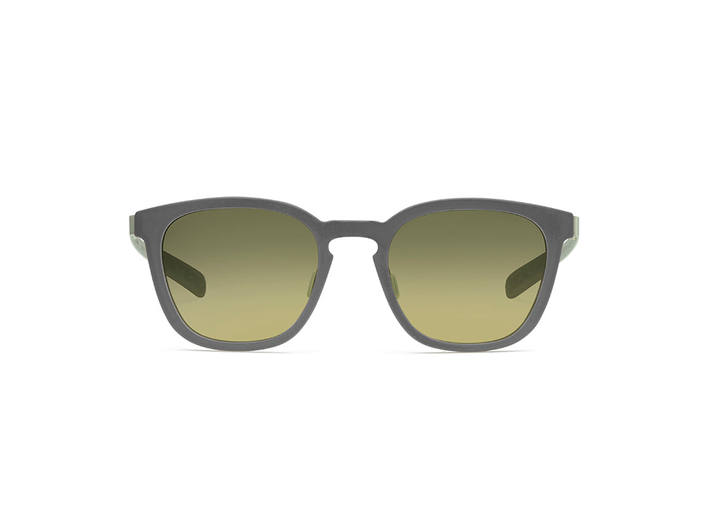 Dettaglio MyCity Panthos Grigio Palladio Lente Verde Sfumata frontale