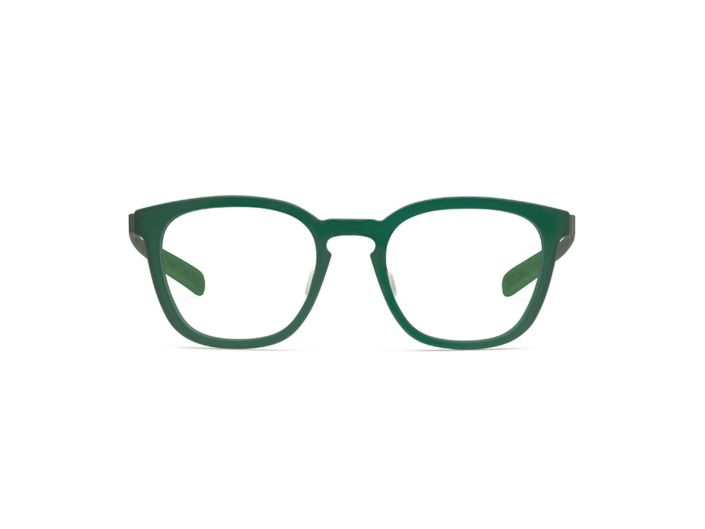 Dettaglio MyCity Panthos Verde Rutenio Lente Demo frontale