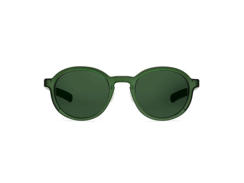 Dettaglio MyCity Arrotondato Verde Palladio Lente Verde frontale