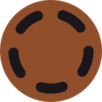 Dettaglio colore mascherina Cognac Cucitura Nera