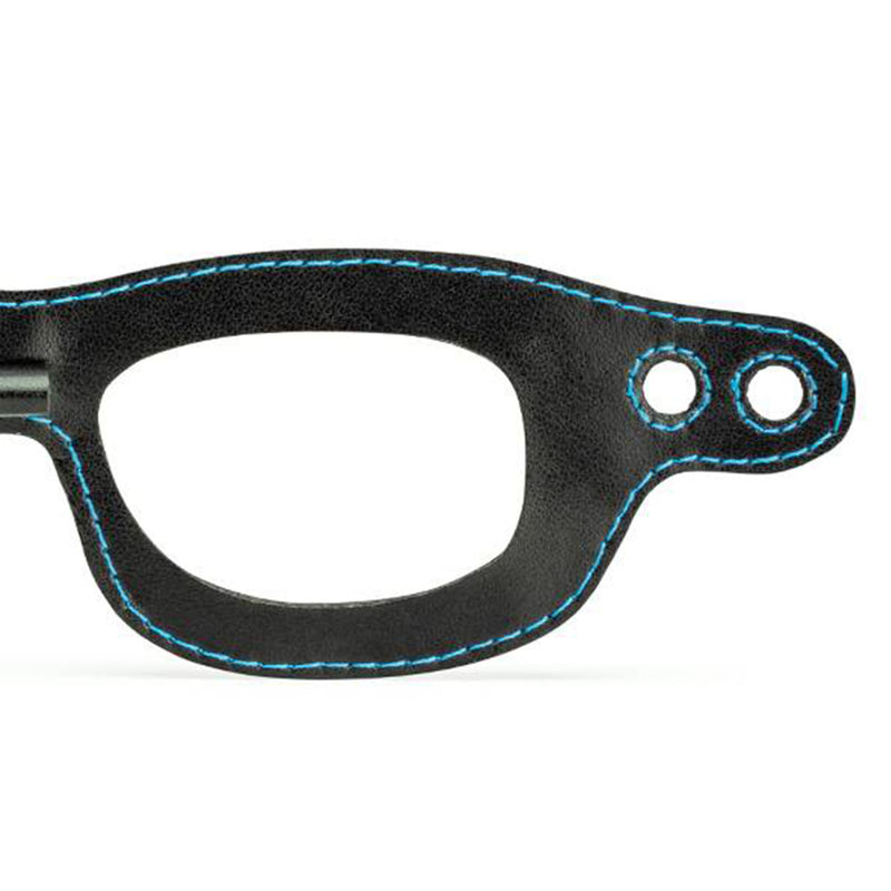 Nero / Cucitura blu