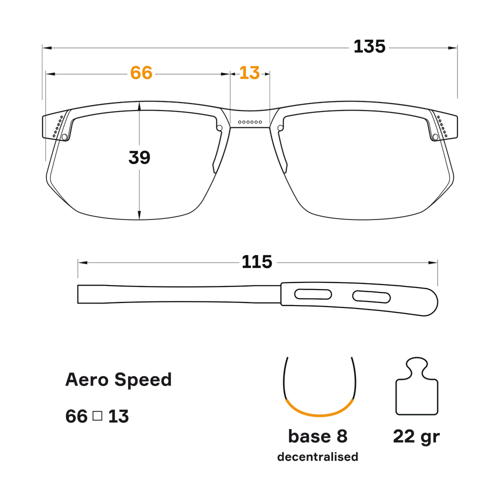Disegno tecnico di Aero Speed