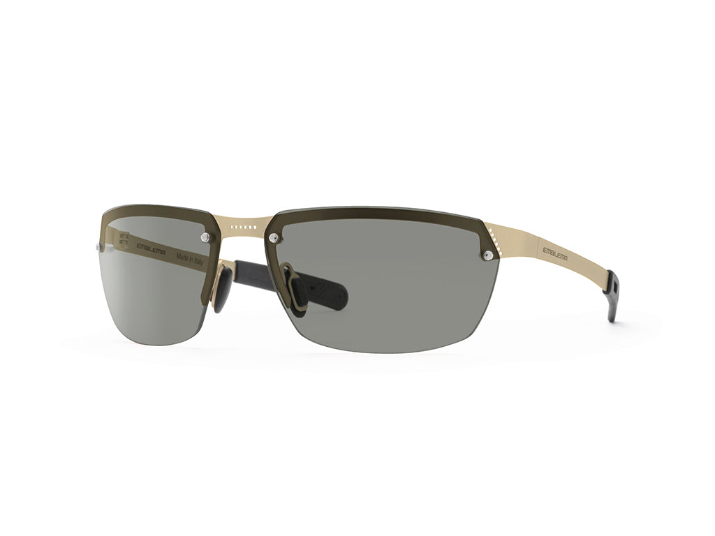 Dettaglio Aero Play Oro Lente Fumo laterale