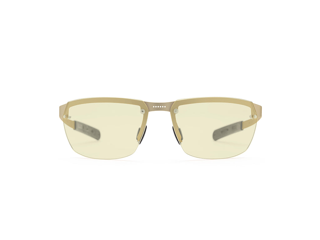 Dettaglio Aero Play Oro Lente Gialla frontale