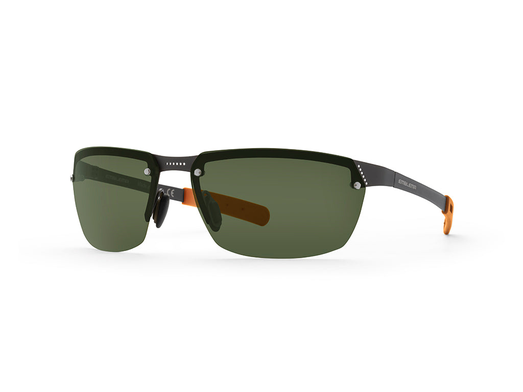 Dettaglio Aero Play Rutenio Lente Verde laterale