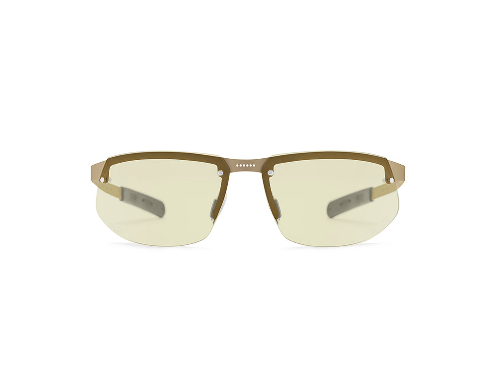 Dettaglio Aero Speed oro Lente gialla frontale