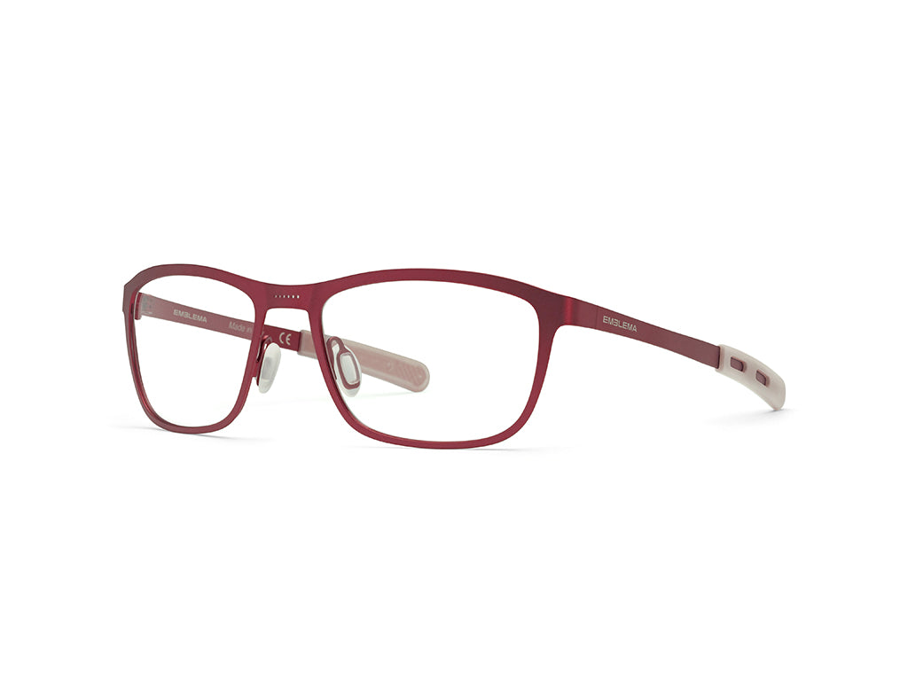 Dettaglio Atom Rosso Lente Demo laterale