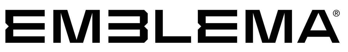 Logo Emblema versione nero su bianco.