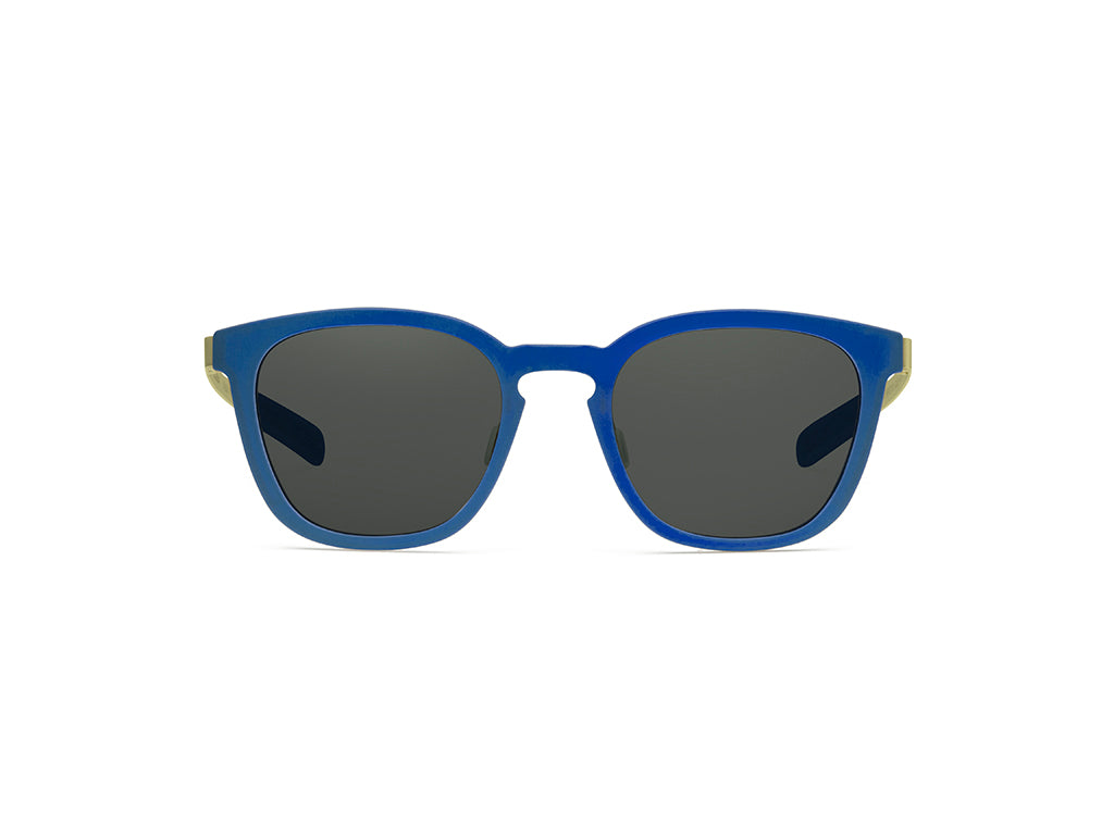 Dettaglio MyCity Panthos Blu Oro Lente Fumo frontale