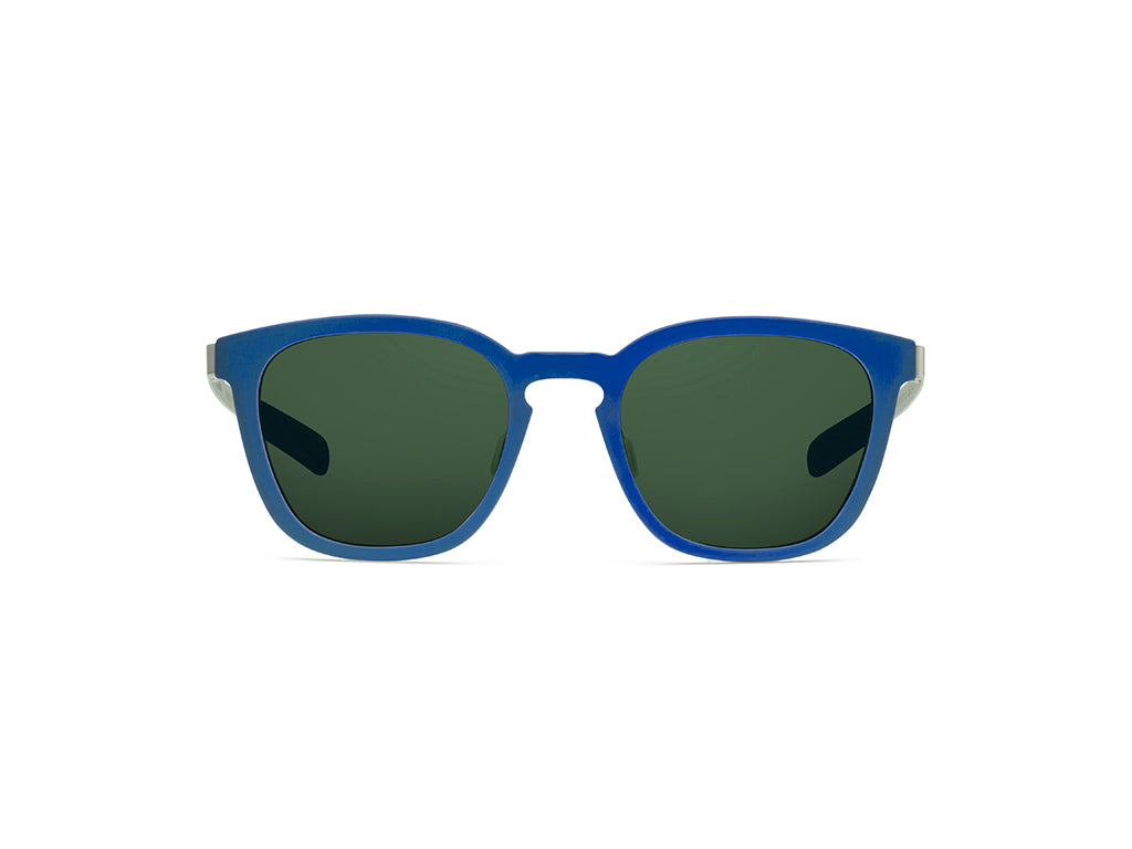 Dettaglio MyCity Panthos Blu Palladio Lente Verde frontale