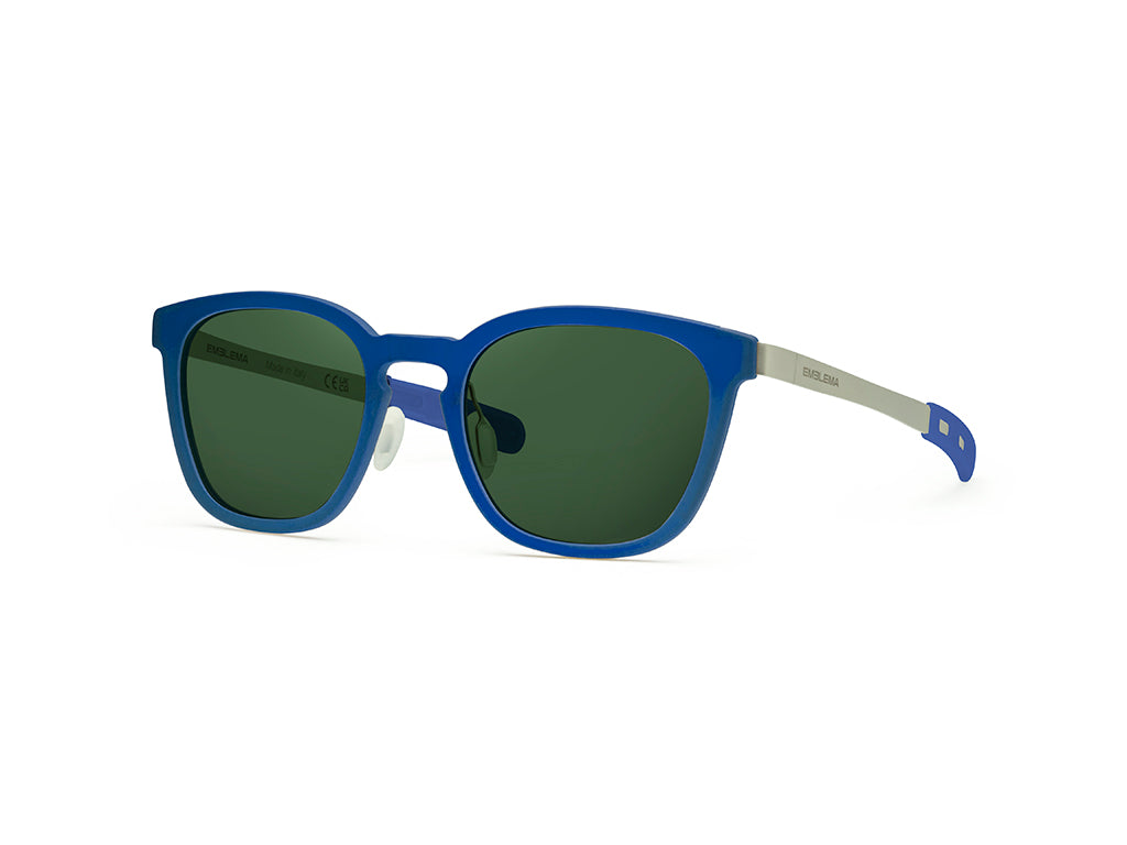 Dettaglio MyCity Panthos Blu Palladio Lente Verde laterale