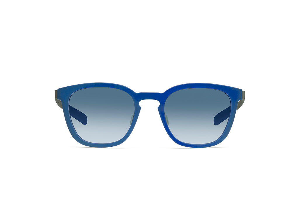 Dettaglio MyCity Panthos Blu Rutenio Lente Blu Sfumata frontale