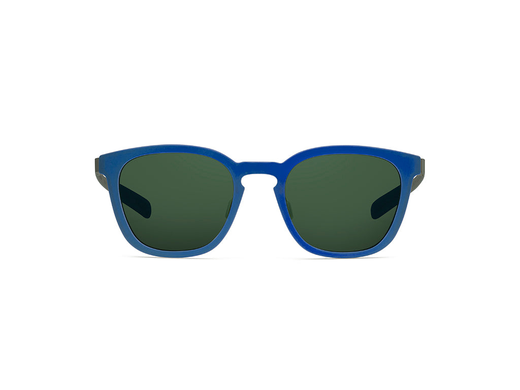 Dettaglio MyCity Panthos Blu Rutenio Lente Verde frontale