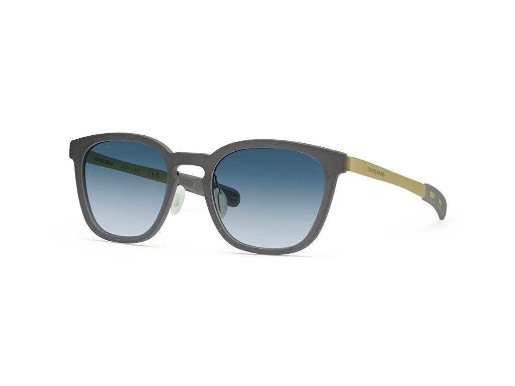 Dettaglio MyCity Panthos Grigio Oro Lente Blu Sfumata laterale