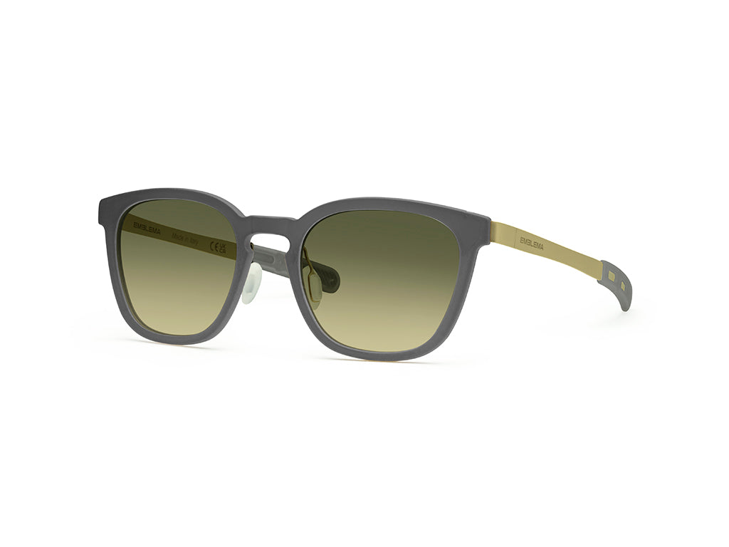 Dettaglio MyCity Panthos Grigio Oro Lente Verde Sfumata laterale