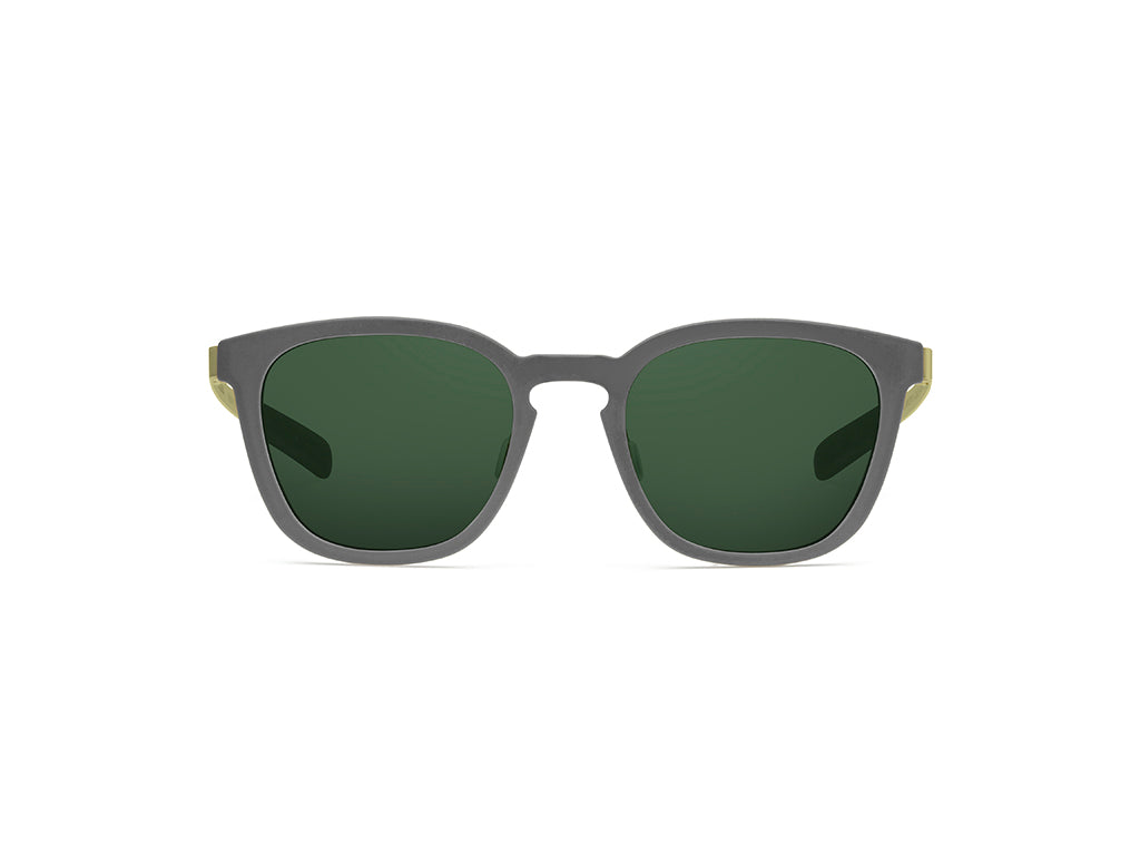 Dettaglio MyCity Panthos Grigio Oro Lente Verde frontale