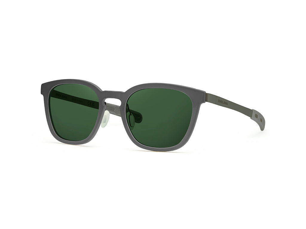 Dettaglio MyCity Panthos Grigio Rutenio Lente Verde laterale