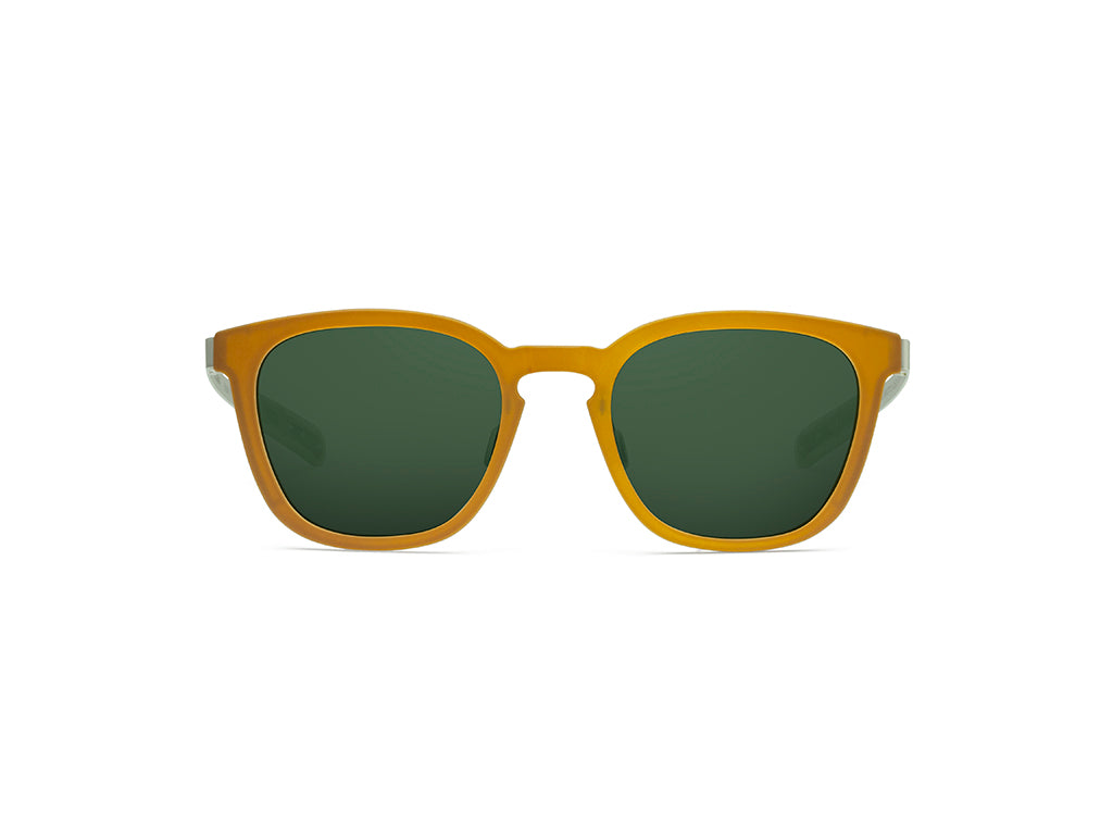 Dettaglio MyCity Panthos Miele Palladio Lente Verde frontale