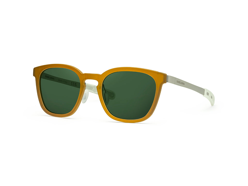 Dettaglio MyCity Panthos Miele Palladio Lente Verde laterale