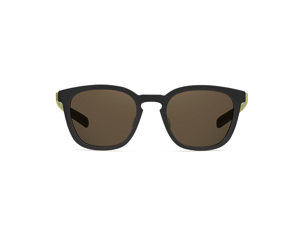 Dettaglio MyCity Panthos Nero Oro Lente Marrone frontale