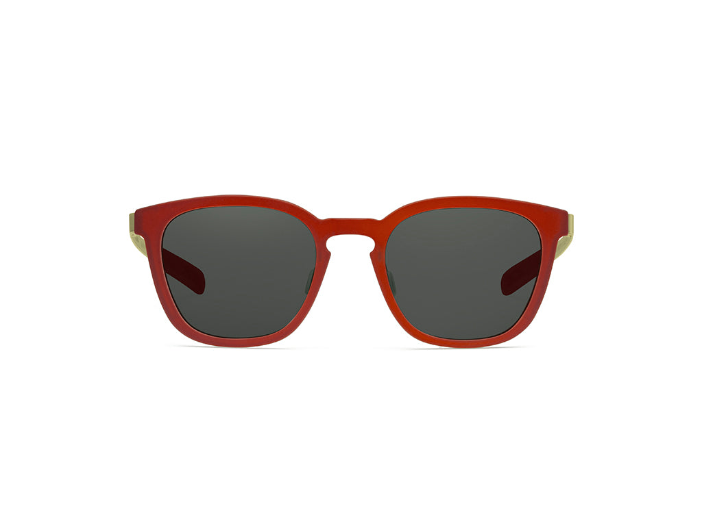 Dettaglio MyCity Panthos Rosso Oro Lente Fumo frontale