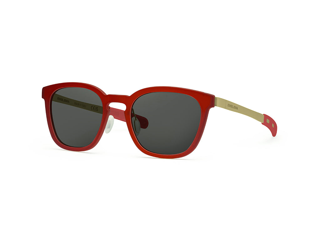Dettaglio MyCity Panthos Rosso Oro Lente Fumo laterale