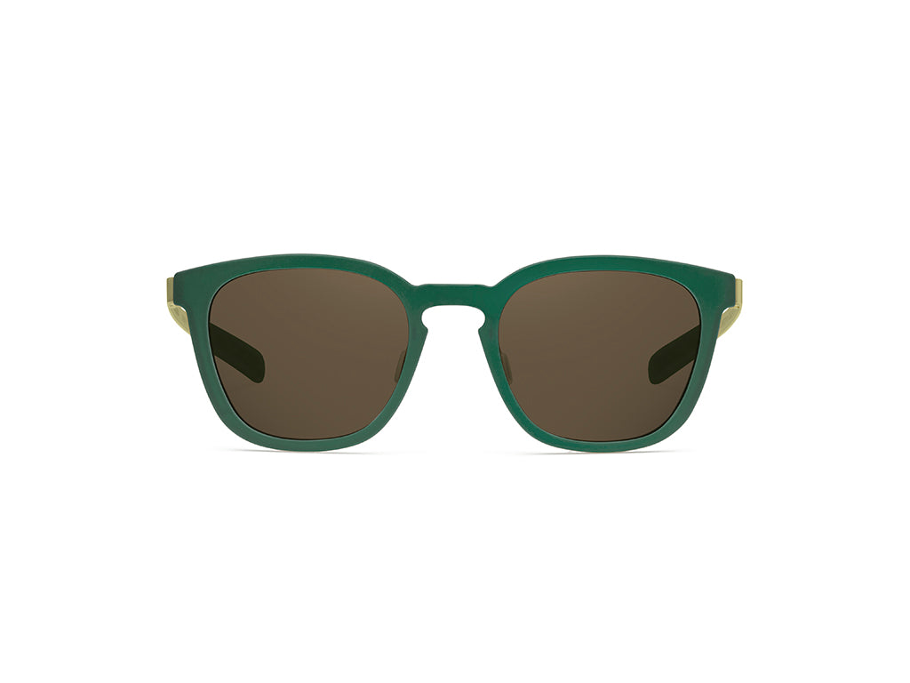 Dettaglio MyCity Panthos Verde Oro Lente Marrone frontale
