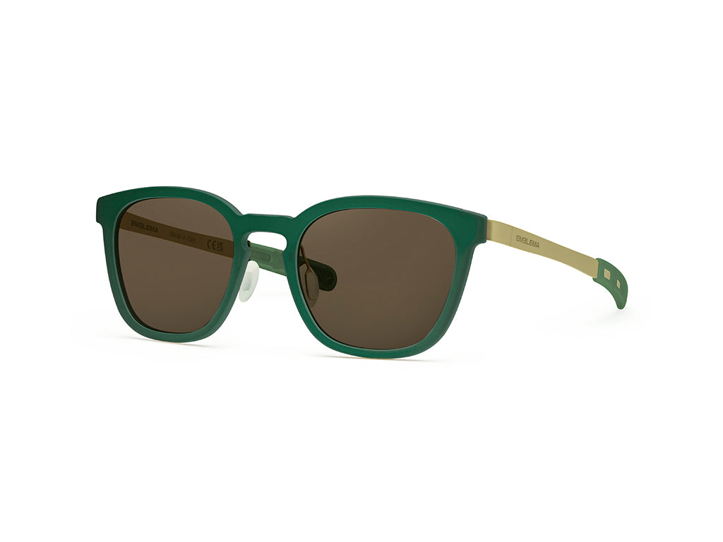 Dettaglio MyCity Panthos Verde Oro Lente Marrone laterale