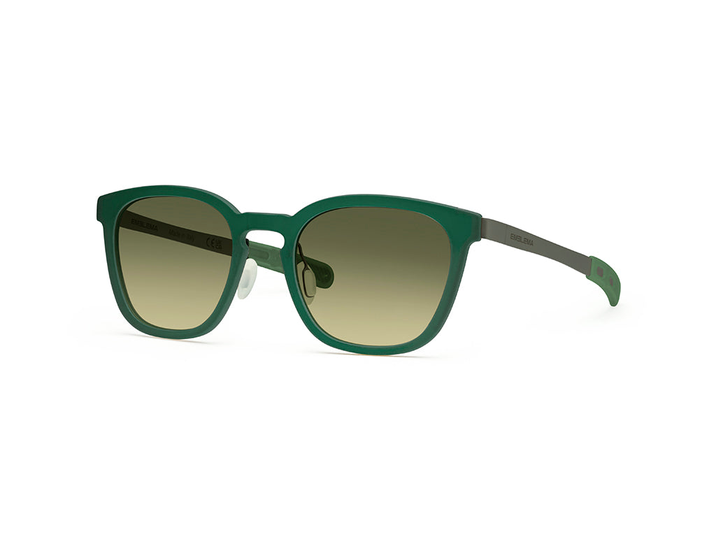Dettaglio MyCity Panthos Verde Rutenio Lente Verde Sfumata laterale