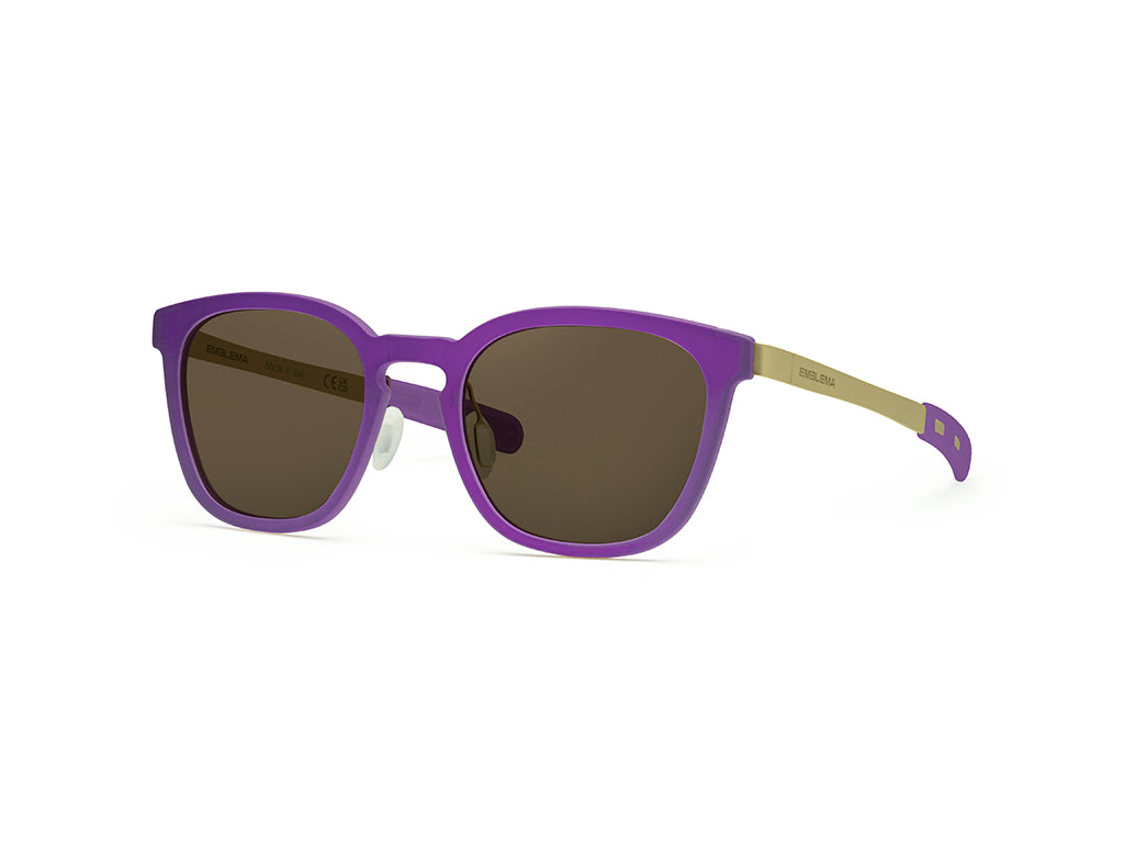 Dettaglio MyCity Panthos Viola Oro Lente Marrone laterale