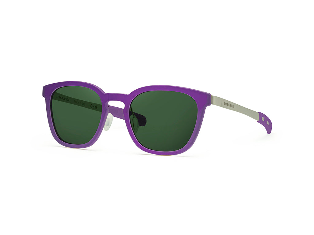 Dettaglio MyCity Panthos Viola Palladio Lente Verde laterale