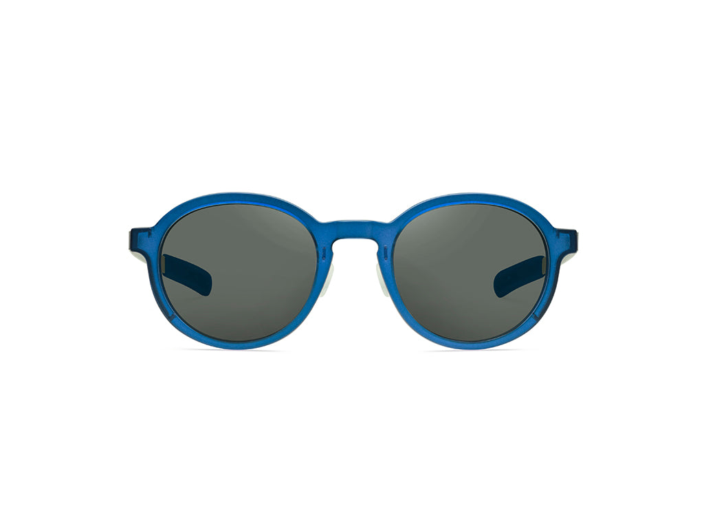 Dettaglio MyCity Arrotondato Blu Palladio Lente Fumo frontale
