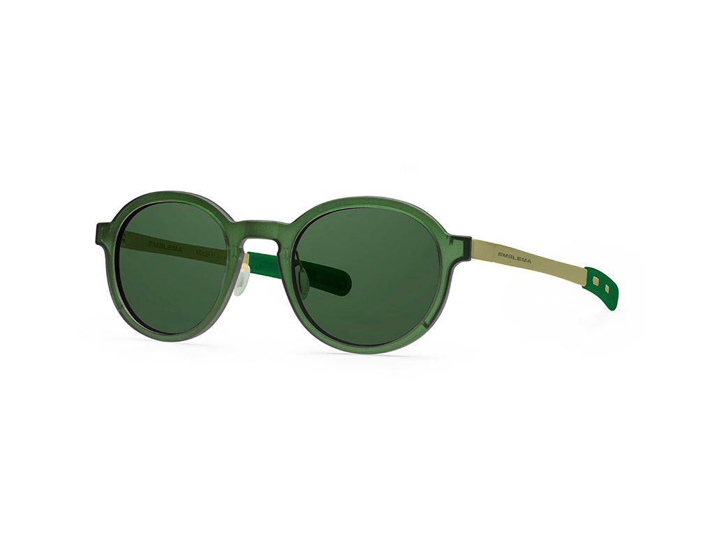 Dettaglio MyCity Arrotondato Verde Oro Lente Verde laterale