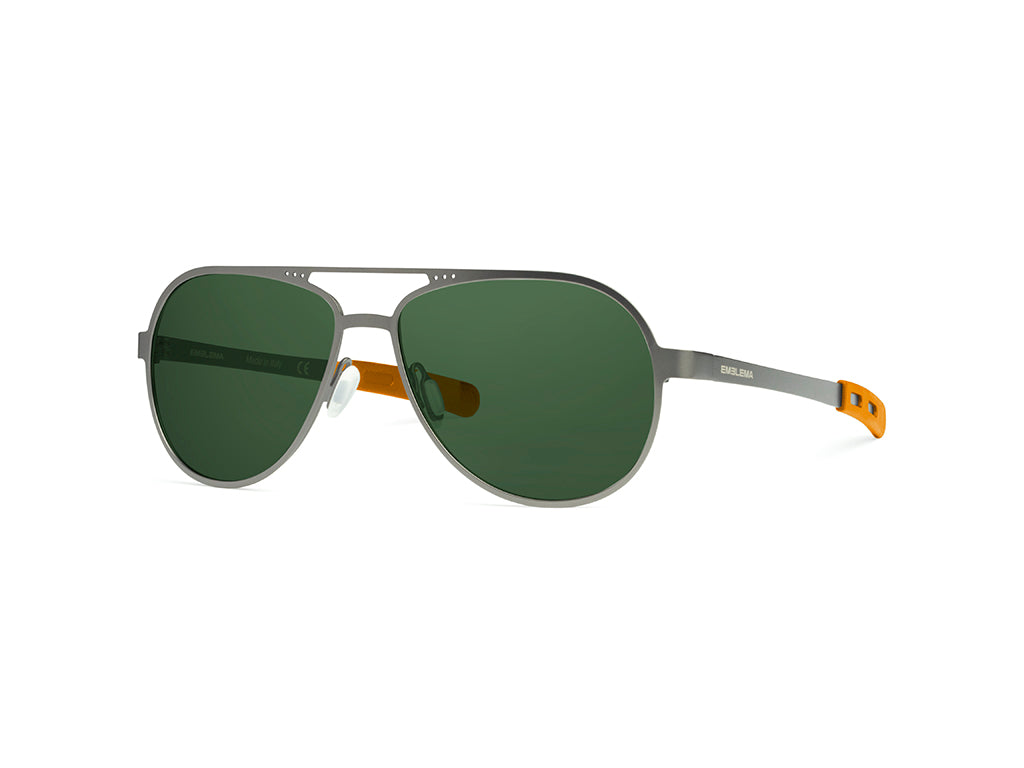 Dettaglio Serpico 2.0 Rutenio Lente Verde laterale