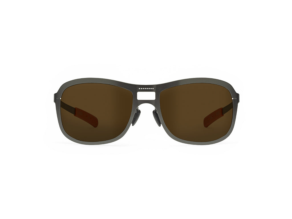 Dettaglio Special Custom Rutenio Lente Marrone senza mascherina frontale