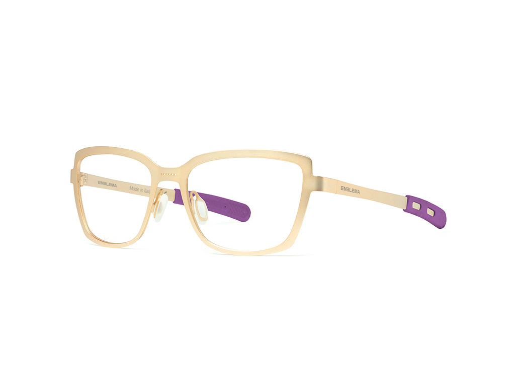 Dettaglio Telma Oro Rosso Lente Demo laterale