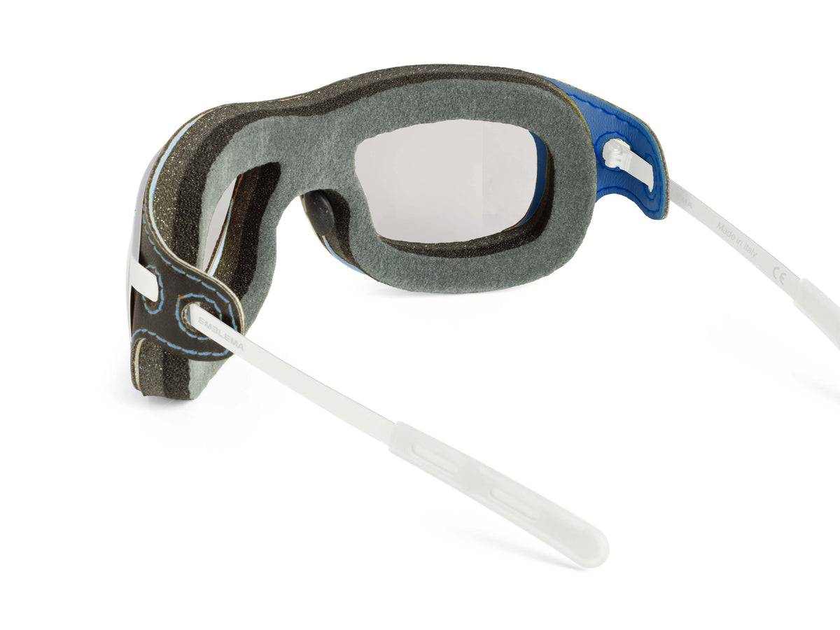 Dettaglio retro inserto Mascherina Special Custom Nero Blu